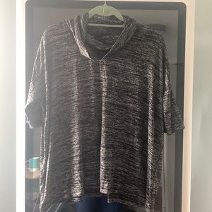 Ann Taylor Outlet petite Heathered gray top